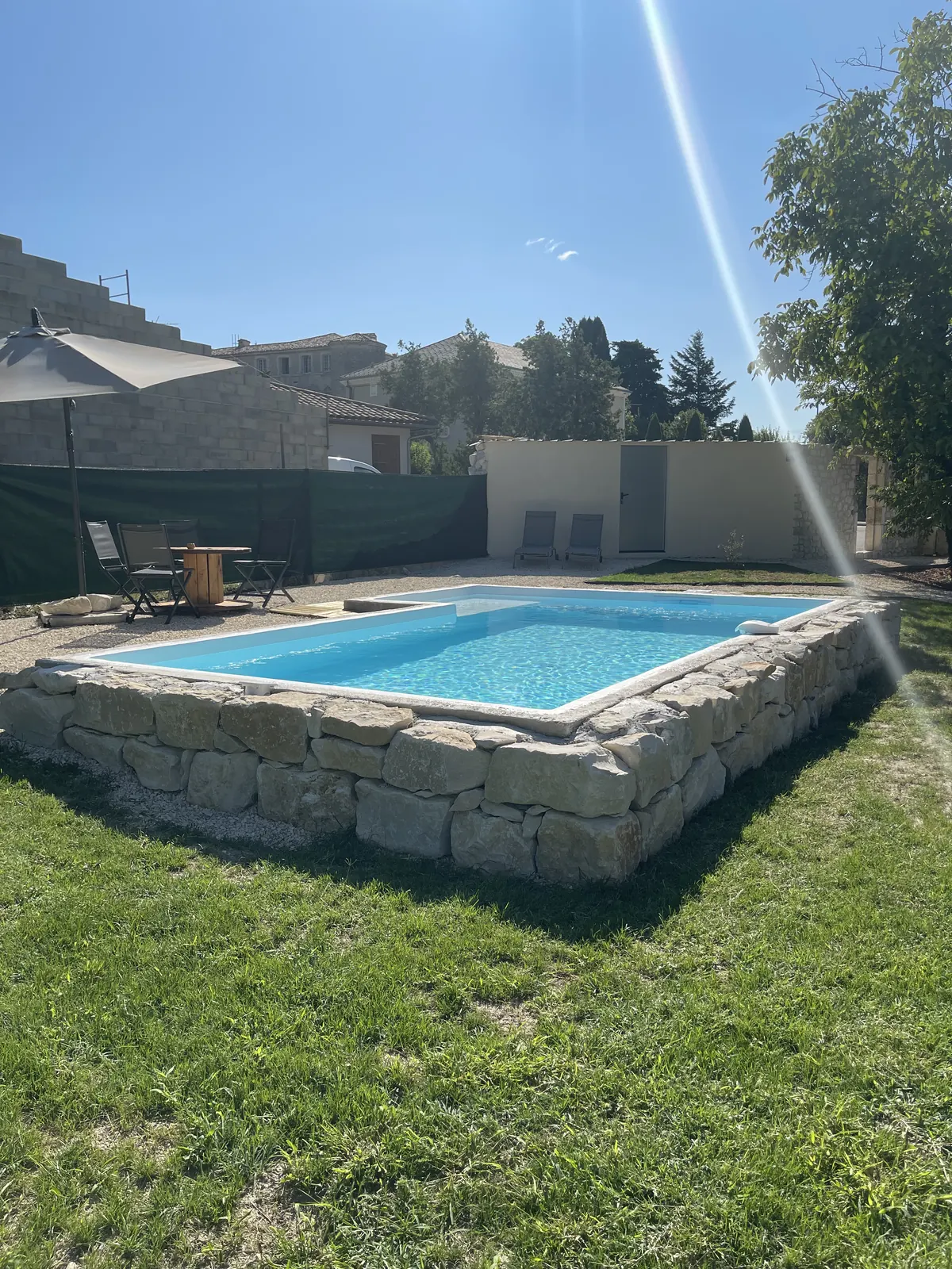 Maison de Drôme Provençale — Piscine